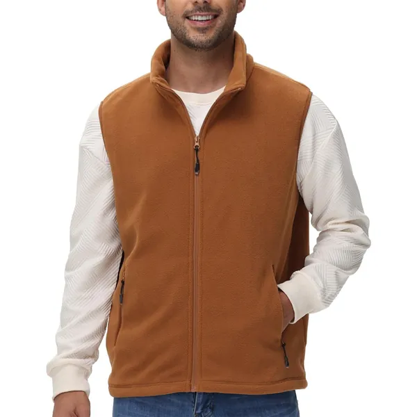Fleece Vest & Zip Hoodie