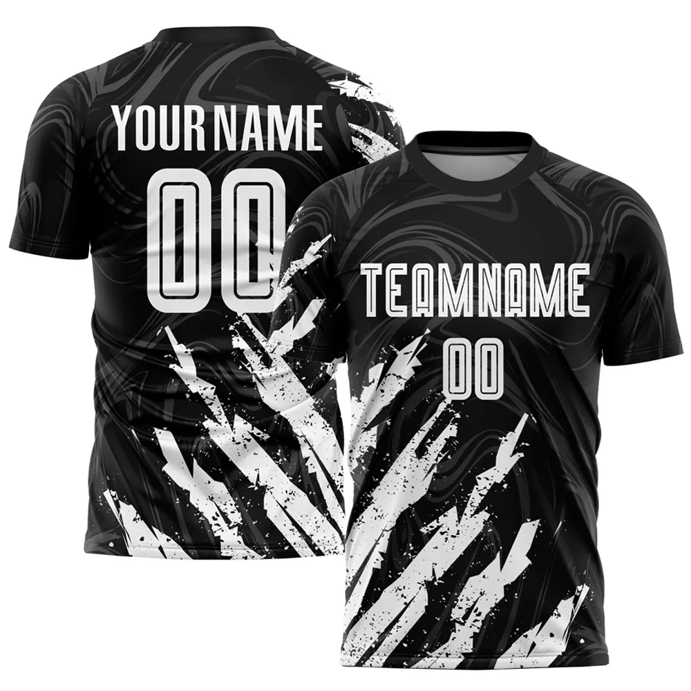 Sublimated football kit produced from a customer brief